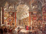 Panini, Giovanni Paolo Interior of a Picture Gallery with the Collection of Cardinal Gonzaga oil painting reproduction